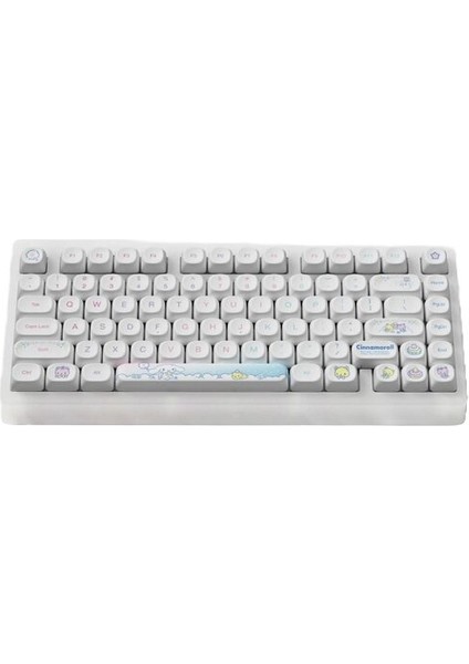 x Cinnamoroll Acr TOP75B Özel Seri V3 Piano Pro Switch Rgb Kablosuz Hotswap Mekanik Gaming Klavye