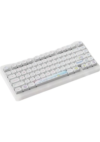 x Cinnamoroll Acr TOP75B Özel Seri V3 Piano Pro Switch Rgb Kablosuz Hotswap Mekanik Gaming Klavye