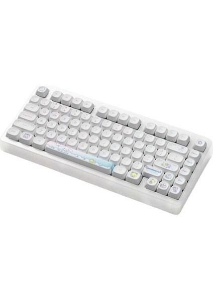 x Cinnamoroll Acr TOP75B Özel Seri V3 Piano Pro Switch Rgb Kablosuz Hotswap Mekanik Gaming Klavye