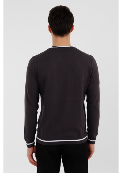 Antrasit Bisiklet Yaka Triko Kazak indirimleri