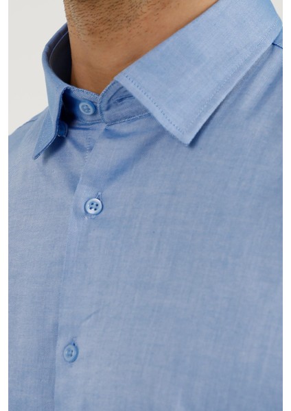 Mavi Comfort Fit Uzun Kol Gömlek modelleri