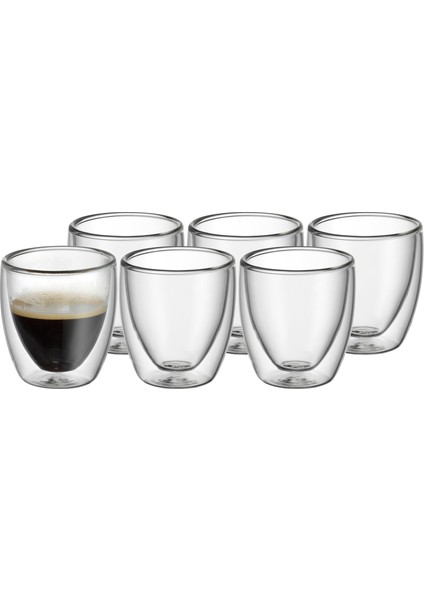 Cam Espresso Bardağı Seti 6 Parça