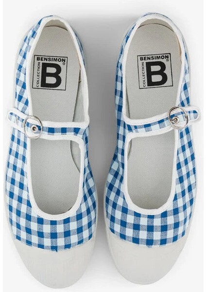 Babies Femme Summer Vichy Marine - Mavi Desenli Kadın Ayakkabısı