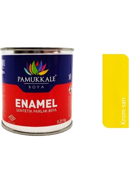Enamel Sentetik Yağlı Boya 250 Gr. Krom Sarı