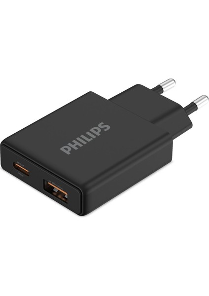 USB Hızlı Şarj ADAPTÖRÜ,33W Powerdelivery 3.0+Qc 3.0,çift Port Usb-C ve Usb-A,2 Cihaz ŞARJ,DLP4322C