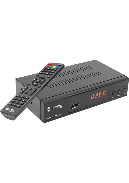 Pluton S Full Hd Tkgs'li Hdmı-Scart Girişli Kasalı Uydu Alıcısı