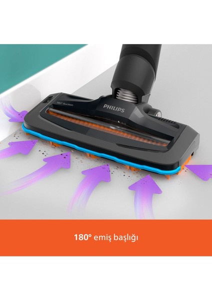 Yeni Nesil Speed Pro Kablosuz Şarjlı Dikey Süpürge FC6724/01
