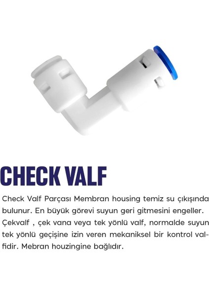 Su Arıtma Cihazı Yenileme Için Membran Kılıfı Seti + Membran Anahtarı Hediyeli modelleri