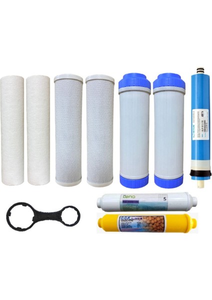 Açık Kasa Cihazlar Için 6 Aşama Yedek Filtreli ve Vontron Membran