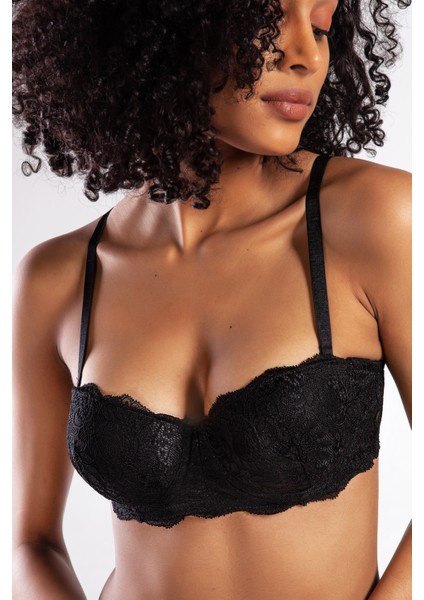 G.colorspush Up Strapless Bra, Siyah Konforlu ve Şık Sütyen