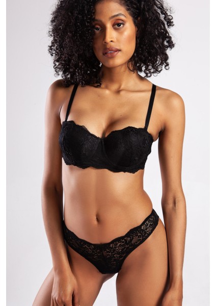 G.colorspush Up Strapless Bra, Siyah Konforlu ve Şık Sütyen