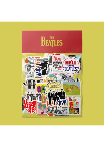 Beatles Sticker Paketi -Bullet Journal - Ajanda - Planner - Defter - Laptop Etiket Çıkartma Çok Renkli 10 x 15 Paket Boyutu 3 x 5 cm Stickerlar Paket Içeriği 25 Adet Dadi Ramba Sticker