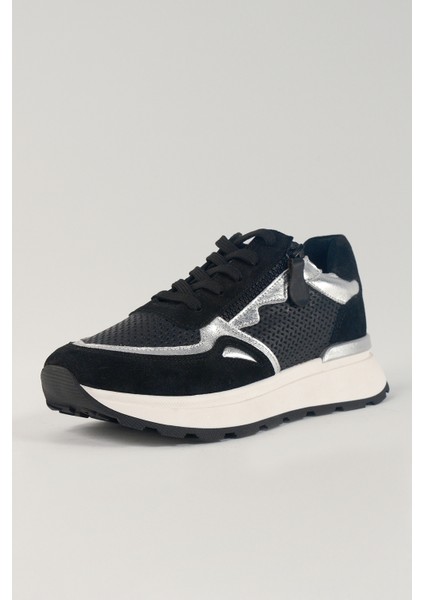 Madeleine Pudra Pembe Deri Kadın Sneakers, Deri, Günlük Ayakkabı, Spor Ayakkabı 24040