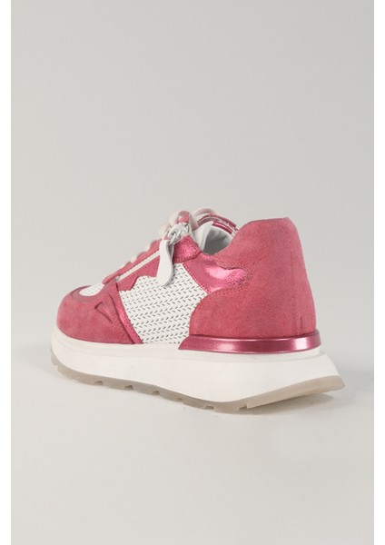 Madeleine Pudra Pembe Deri Kadın Sneakers, Deri, Günlük Ayakkabı, Spor Ayakkabı 24040 fırsatları