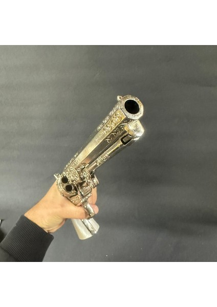 Amerikan Donanma Işlemeli Revoolver Dekoratif Koleksiyonluk