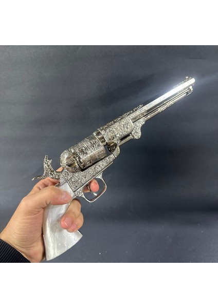 Amerikan Donanma Işlemeli Revoolver Dekoratif Koleksiyonluk modelleri