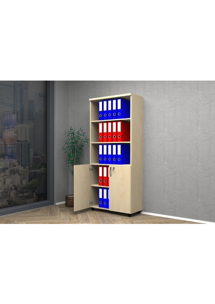 Yarım Kapak Dolap 80x35x185 Akçaağaç fiyatları