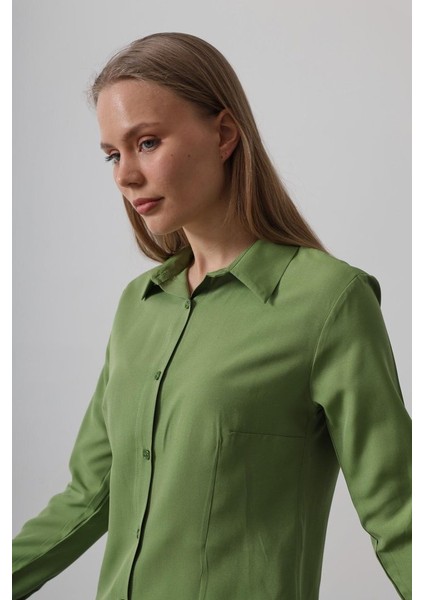 Basic Gömlek - Çağla Yeşili modelleri