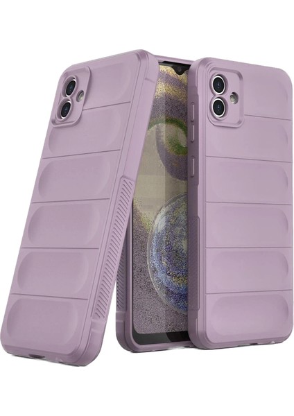 Samsung Galaxy A05 Kılıf Optimum Silikon - Mor Nrmsa