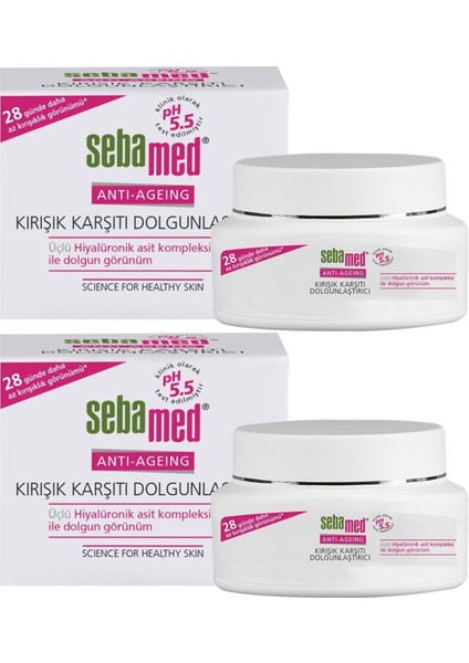 Kırışık Karşıtı Dolgunlaştırıcı Antı-Ageıng Krem 50ML (2 Li Set)