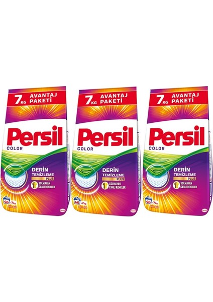 Matik Toz Çamaşır Deterjanı 21KG Color/renkli (138 Yıkama) (3pk*7kg)