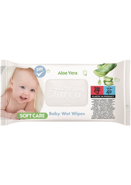 Islak Havlu Mendil Soft Care Aloe Vera 90 Yaprak (15 Li Set) (5pk*3) 1350 Yaprak