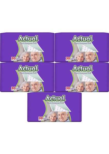 Hasta Alt Açma Yatak Koruyucu Örtü 60*90 cm 150 Adet (5pk*30)