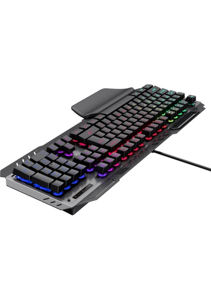 Gamenote KB838L Rainbow Aydınlatma Metal Oyuncu Klavyesi