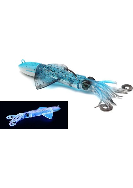 Xipi Evo 10 Set 24gr 11.5cm #03 Blue Glow Silikon Kalamar