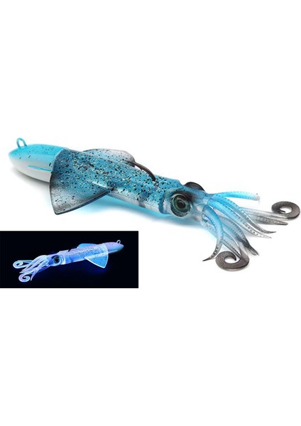 Xipi Evo 130 Set 187gr 20cm #03 Blue Glow Silikon Kalamar