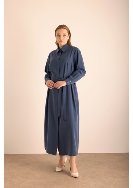 Tencel Cotton Gömlek Elbise
