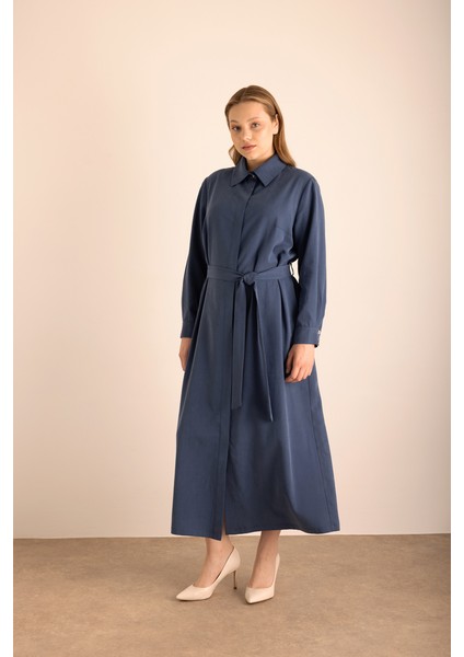 Tencel Cotton Gömlek Elbise