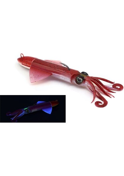 Xipi Evo 10 Set 24gr 11.5cm #01 Red Glow Silikon Kalamar