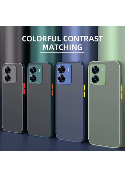 Xiaomi Redmi 13C ve Poco C65 Uyumlu Kılıf Mat Parmak Izi Yapmaz Kamera Korumalı Renkli Tuşlu Buzlu Silikon Kapak Logo Gösterir fiyatları