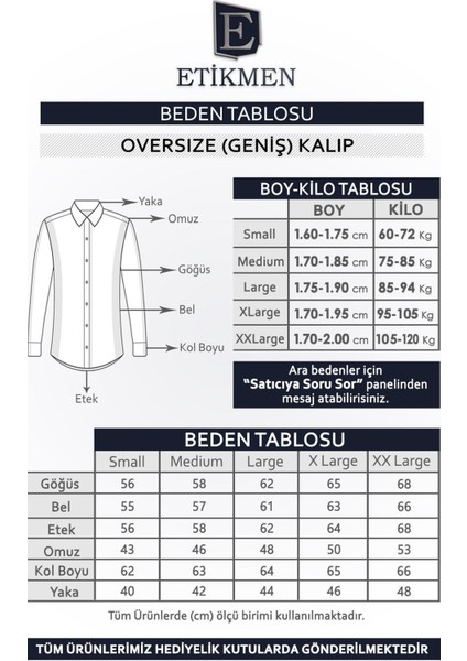 Siyah Düz Oversize Oduncu Erkek Gömlek