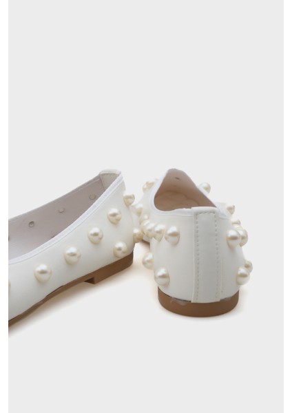 Alice Inci Aksesuarlı Sivri Burunlu Babet