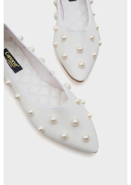 Alice Inci Aksesuarlı Sivri Burunlu Babet