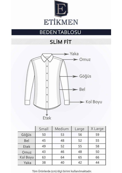 Beyaz Lacivert Kareli Slimfit Erkek Gömlek