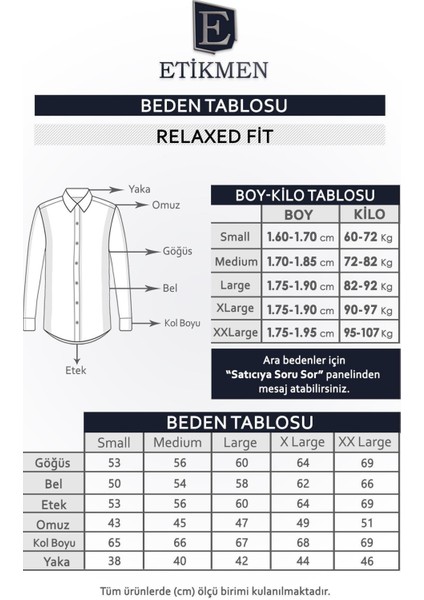 Mavi Keten Apaj Yaka Oversize Erkek Gömlek