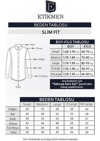 Lacivert Düz Oduncu Slimfit Erkek Gömlek