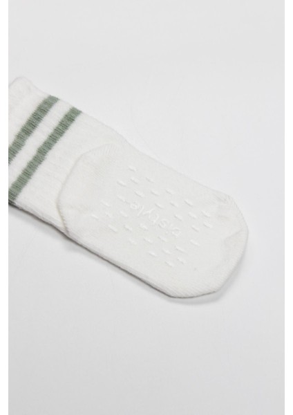 Organik Kız Erkek Bebek Çocuk 5li Çemberli Kaymaz Penye Soket Kutulu indirimleri