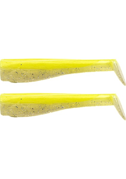 Alevin 8.5cm 5gr #09 Glow Yellow Silikon Kuyruk (2 Adet)