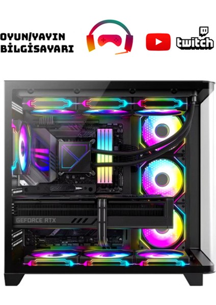 Webstar X32 Intel Core I5-14400F 32GB Ram 1tb M.2 Nvme SSD 16GB RTX5060TI Sıvı Soğutmalı Oyuncu Bilgisayarı