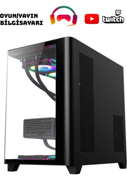 Webstar X32 Intel Core I5-14400F 32GB Ram 1tb M.2 Nvme SSD 16GB RTX5060TI Sıvı Soğutmalı Oyuncu Bilgisayarı
