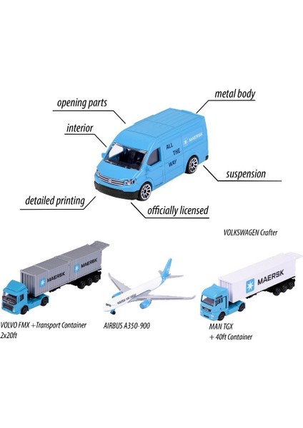 Maersk Transport Vehicles Logistic Series Maersk Air Cargo fırsatları