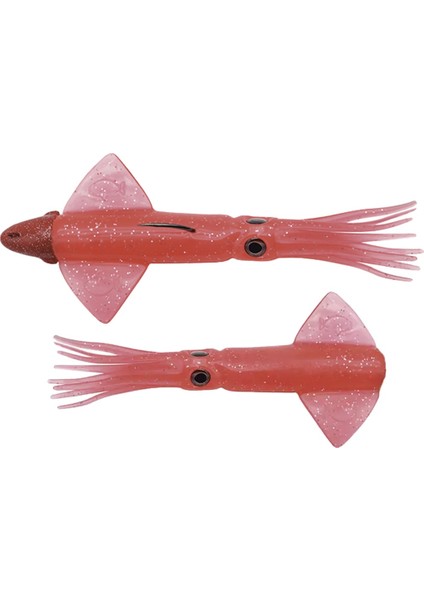 Ika 10 Combo Set 26gr 11.9cm #09 Red Shiny (2+1) Silikon Kalamar