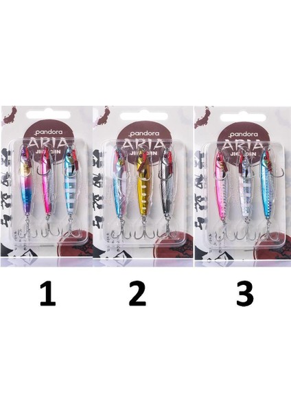 Aria Jig Coin Suni Yem 3 Lü Set 40 gr