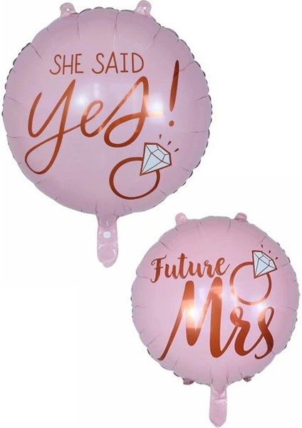 She Said Yes Folyo Balon 22" - 55 cm modelleri