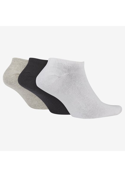 Value No Show Ulightweight Unisex Sock 3 Lü Soket Çorap Siyah Beyaz Bej fiyatları