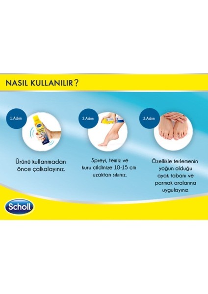 Koku Giderici ve Terleme Önleyici Ayak + Ayakkabı Bakım Spreyi fırsatları